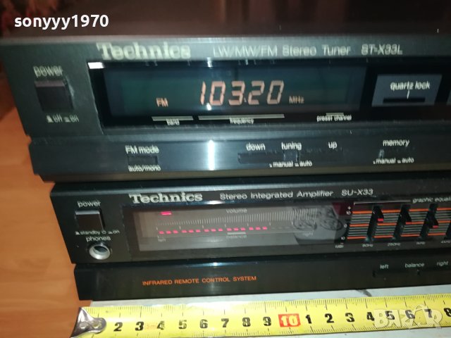 TECHNICS AMPLIFIER+TECHNICS TUNER-MADE IN JAPAN-SWISS N1001241836, снимка 5 - Ресийвъри, усилватели, смесителни пултове - 43748599