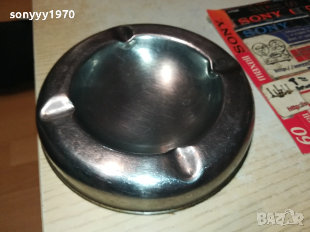 МЕТАЛЕН ПЕПЕЛНИК ОТ СОЦА 3108251906, снимка 5 - Антикварни и старинни предмети - 51554441