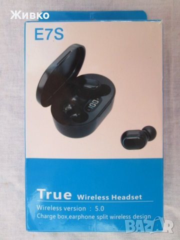 E7S True Wireless Headset нови безжични слушалки., снимка 1 - Безжични слушалки - 43610801