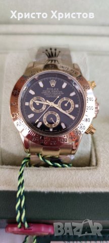 Дамски луксозен часовник Rolex Daytona Oyster Perpetual Cosmograph Gold 40 mm. Original box , снимка 6 - Дамски - 32832885