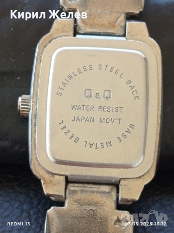 Марков дамски часовник Q/Q QUARTZ JAPAN MOVT стилен дизайн 49048, снимка 6 - Дамски - 51590740