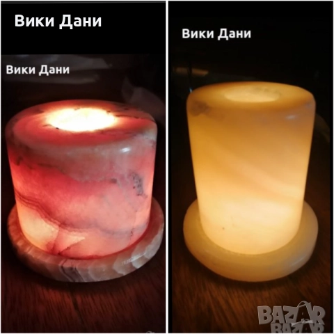 лечебни Лампи от стругован минерал жълт и червен яспис