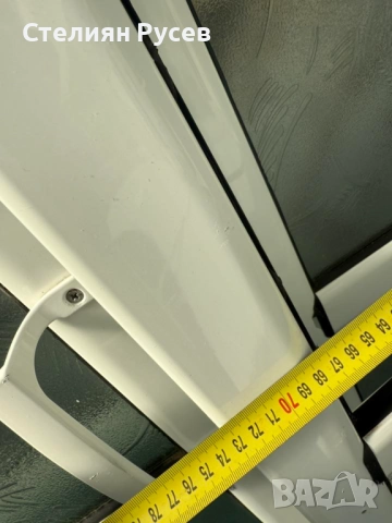 160933   ALU алуминиева плъзгаща  дограма врата 74 / 197см - цена 45 лв или 23.01 евро      за 1 вра, снимка 2 - Дограми - 51733126