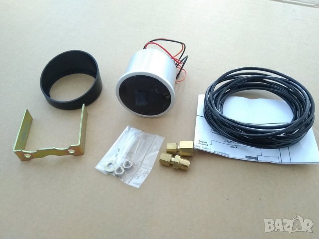 Буустметър 4 бара турбо интеркулер бууст метър, снимка 2 - Аксесоари и консумативи - 35171003