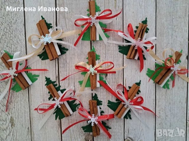 Коледни и новогодишни късмети с канелени пръчици 