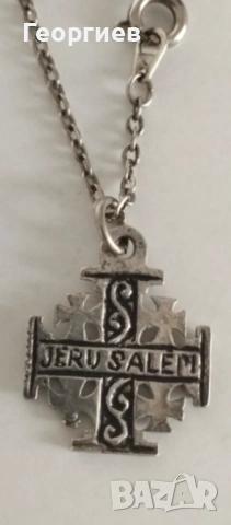 Сребърни кръста,Кръст с емайл и иконки медальони., снимка 10 - Други ценни предмети - 42012567