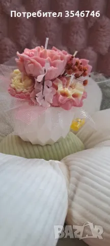 Букет от ароматни соеви свещи , снимка 6 - Декорация за дома - 49422642