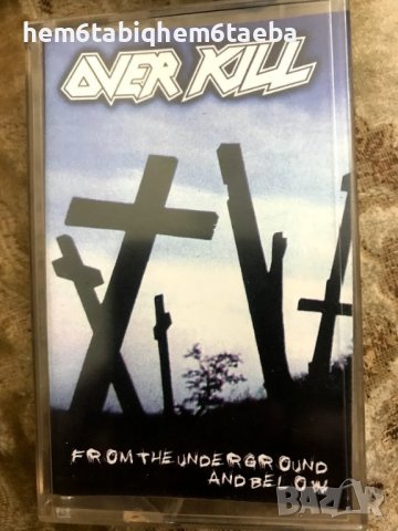 Рядка касетка - OVER KILL - From the Underground and Below, снимка 1