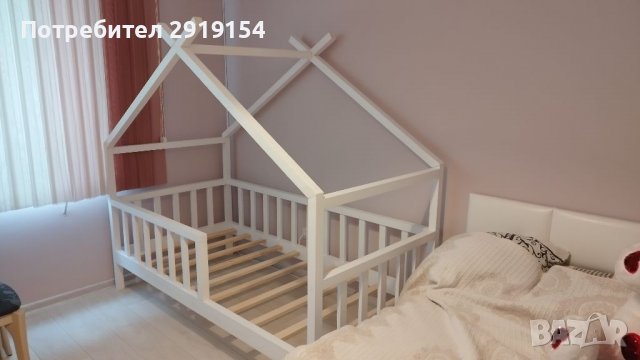 Детско легло тип къщичка, снимка 6 - Мебели за детската стая - 39313086