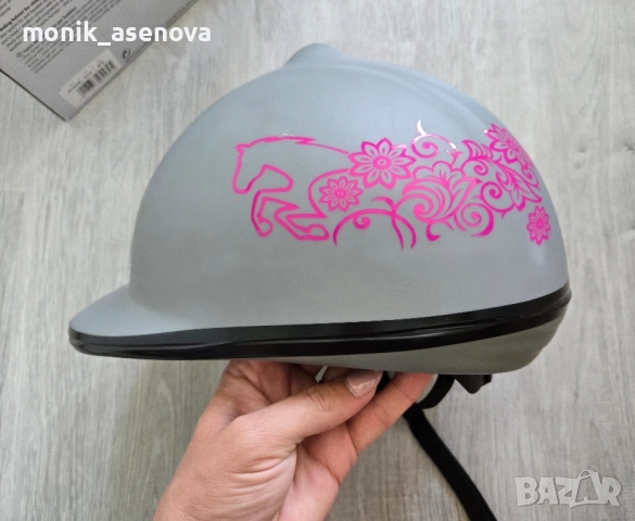 Детска каска за езда Covaillero Beauty, снимка 3 - Други спортове - 51561551