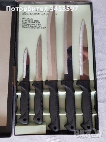 Ножове комплект кухненски 5 броя , Нови, Швейцарско производство 