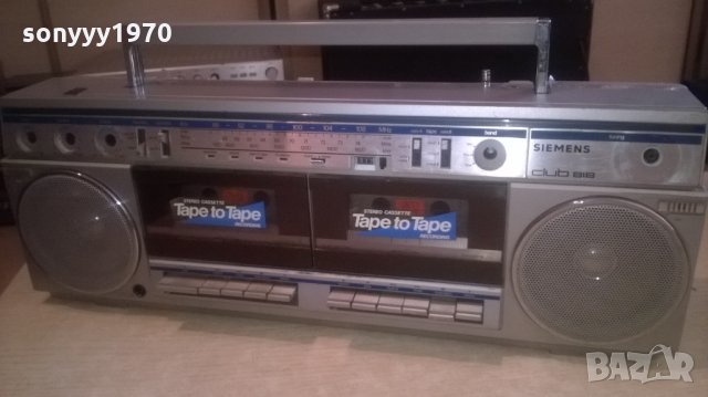 SIEMENS CLUB RM-818, снимка 11 - Радиокасетофони, транзистори - 26746575