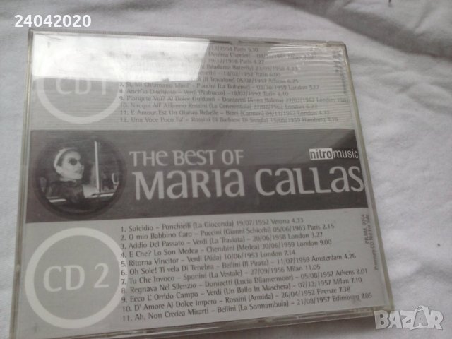 Maria Callas - The Best Of оригинален двоен диск, снимка 2 - CD дискове - 43360157