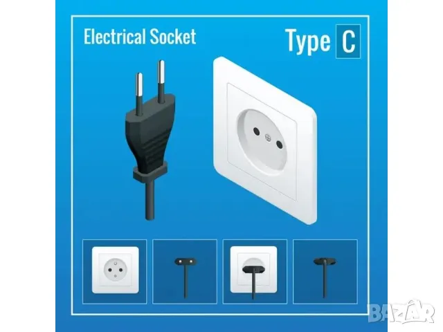 Захранващ кабел удължител 4.7 м, 2x1 мм², мед, 16 A, снимка 3 - Разклонители и удължители - 49775152