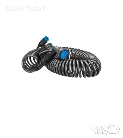 Маркуч за поливане, спирала, с пистолет, 20м 