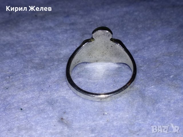 ЕФЕКТЕН ПОСРЕБРЕН НЕОГОТИЧЕСКИ ПРЪСТЕН от НЕРЪЖДАЕМА БЛАГОРОДНА СТОМАНА 17404, снимка 8 - Пръстени - 40567004