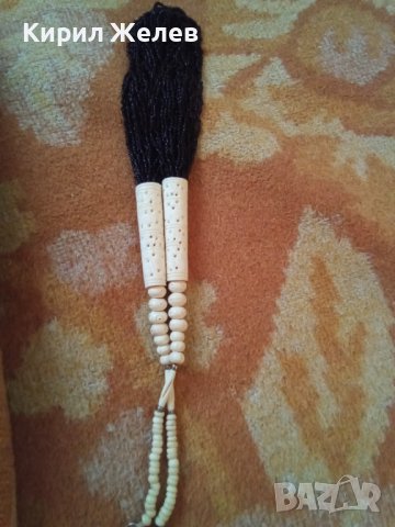 СТАРА БЕРБЕРСКА СЛОНОВА КОСТ и МЪНИСТА ЕТНО ОГЪРЛИЦА РЪЧНА ИЗРАБОТКА РАЗКОШНА ТРАДИЦИОННА 2138, снимка 17 - Антикварни и старинни предмети - 29624552