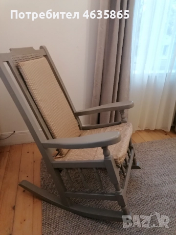 Масивен люлеещ кубински стол. , снимка 5 - Столове - 52215487