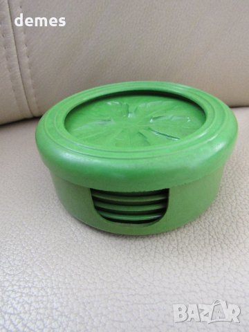 Сет от 6 подложки за чаши от 20-те години на ХХв., снимка 10 - Чаши - 32480407