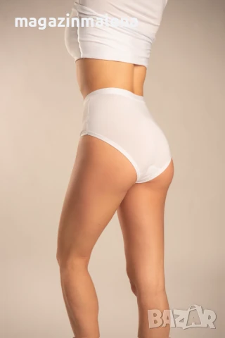 2 броя MANSUE M,L,XL,2XL,3XL,4XL,5XL италиански черни,телесни,бели дълбоки памучни бикини Мансуе , снимка 2 - Бельо - 24228614