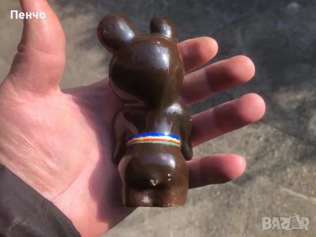 стара порцеланова фигурка "мечето МИША" - 1980г. - СССР, снимка 10 - Антикварни и старинни предмети - 48989587