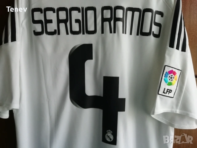 Реал Мадрид Серхио Рамос оригинална тениска фланелка Adidas Real Madrid Sergio Ramos, снимка 3 - Тениски - 53060408
