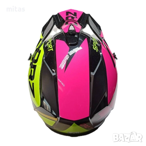 Кросова каска ORZ Sport, Full Face, DOT, Размер: S -Вело, Мото, Скутер, снимка 8 - Аксесоари за велосипеди - 51610532