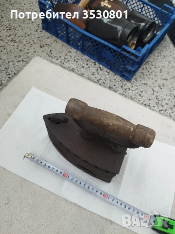 Стара автентична ютия на жар 