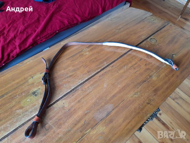 Стара кожена ремъчка,ремък за пушка #11, снимка 6 - Други ценни предмети - 32922608