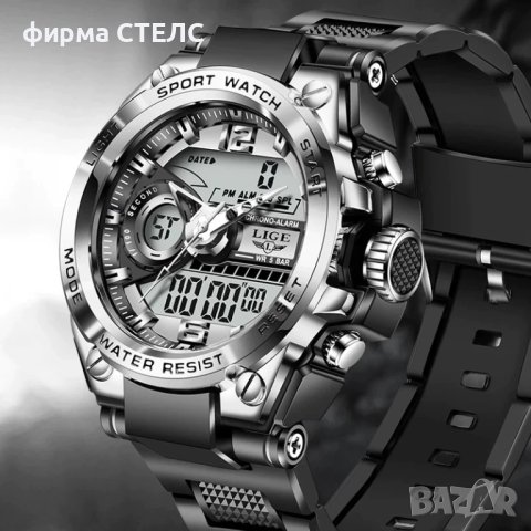 Мъжки часовник Lige Sports Watch, Водоустойчив, снимка 10 - Мъжки - 44096346