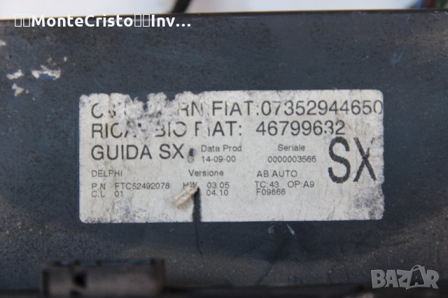 Панел климатроник Alfa Romeo 147 (2000-2010г.) 46799632 / 07352944650 / Alfa 147 управление климатик, снимка 3 - Части - 32743152