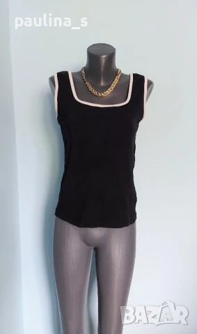 Два различни броя / Памучен топ тип потник "Gina Lokardo" и "M & S" / голям размер , снимка 12 - Потници - 45074349