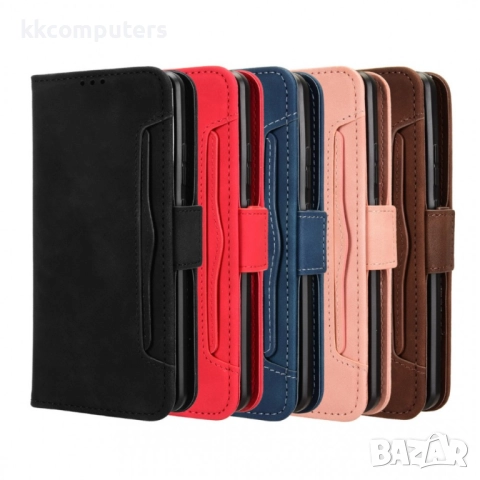 Защитен Кожен калъф Портфейл за Motorola Edge 70 5G със Стойка и Магнитно затваряне | Вкл. Протектор, снимка 12 - Калъфи, кейсове - 52399599