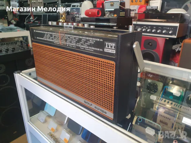Радио ITT Golf Europa 103  Schaub-Lorenz  В отлично техническо и визуално състояние., снимка 10 - Радиокасетофони, транзистори - 49052623