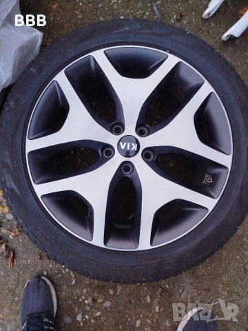 Алуминиеви джанти Kia Sportage 19 " ДОТ -2021 - Зимни , снимка 2 - Гуми и джанти - 52379691