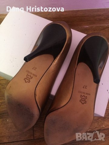 Златисти официални обувки-10лв, снимка 3 - Дамски обувки на ток - 33659090