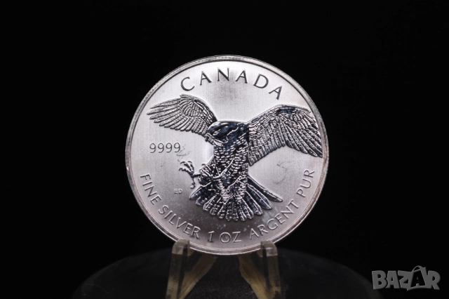 Кленов лист, Канада - серия  - 3 х 1 oz / унция, инвестиционно сребро, снимка 4 - Нумизматика и бонистика - 51991008