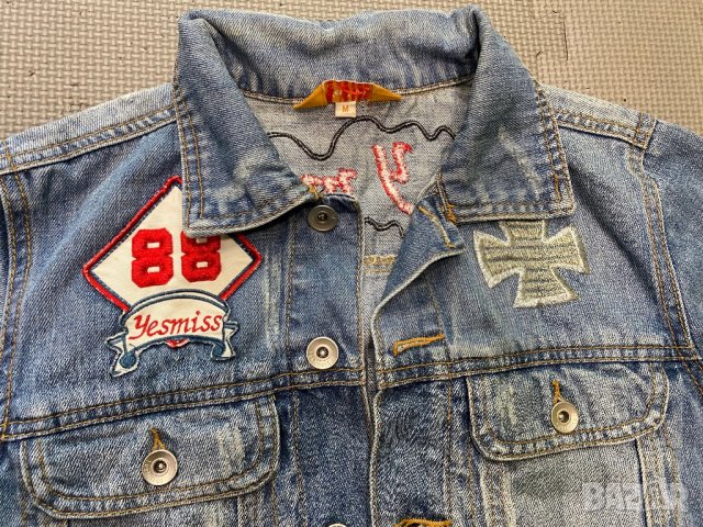 Дънково яке М размер, снимка 2 - Якета - 28844511