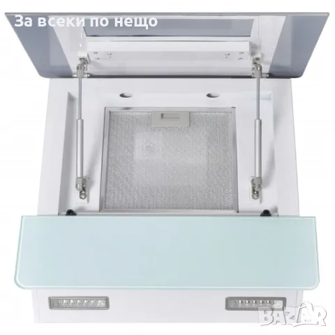 Абсорбатор, закалено стъкло, бял, 600 мм, снимка 9 - Абсорбатори - 48484043