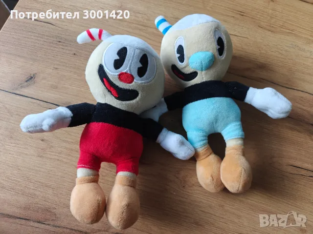 Плюшени играчки Cuphead and Mugman