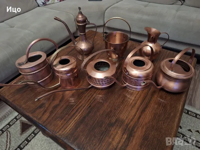 Медна лейка, снимка 2 - Антикварни и старинни предмети - 50150368