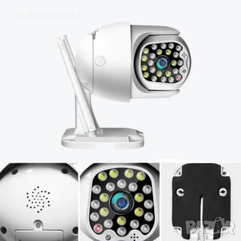 Водоустойчива WiFi камера за наблюдение с Full HD резолюция и интелигентно нощно виждане, снимка 5 - IP камери - 48866995