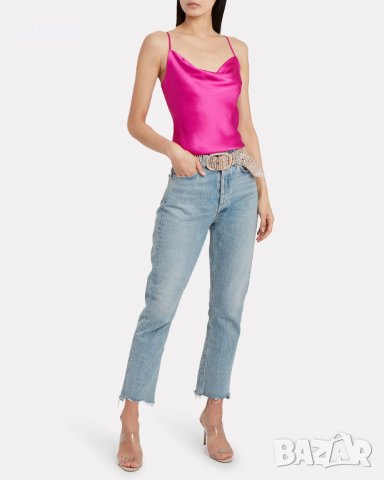 Топ/Камизолка от сатен Vera & Lucy, снимка 4 - Потници - 38201150