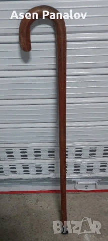 Стар дървен бастун 90см, снимка 7 - Антикварни и старинни предмети - 49613296