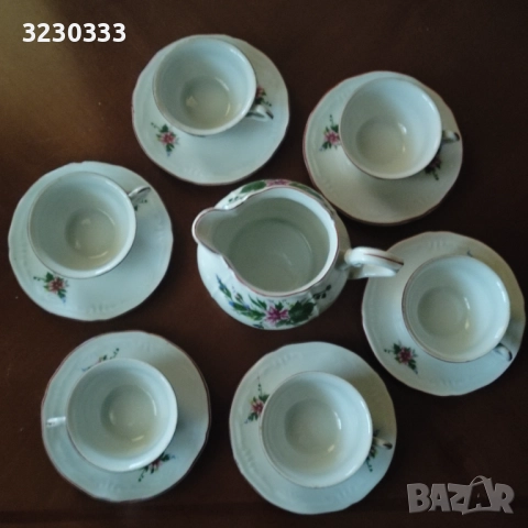 Порцеланов сервиз за кафе барок, снимка 12 - Сервизи - 52192847