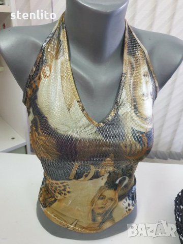 Дамски топ с гол гръб, снимка 1