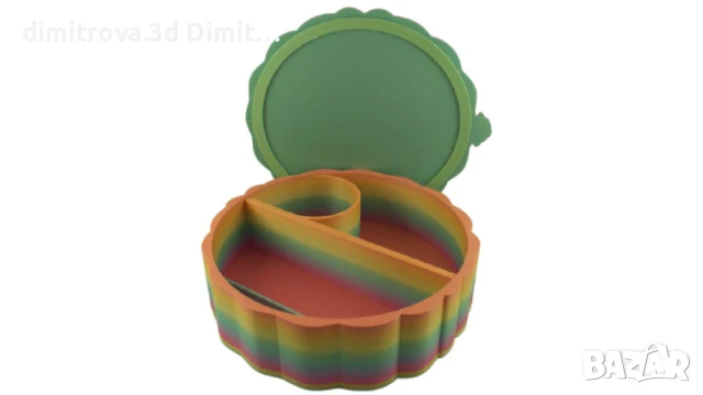 3D принтирана козметична кутия с капак, снимка 4 - Подаръци за жени - 51375186