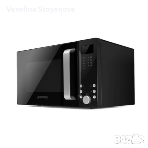 Микровълнова с грил Black+Decker – 23L, 900W, снимка 4 - Микровълнови - 52650445