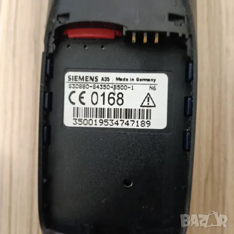 Мобилен телефон Siemens A35 РЕТРО,със зарядно у-ство,за колекционери, снимка 5 - Siemens - 50383923