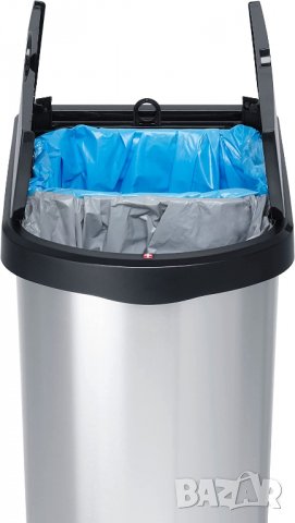 Кош за отпадъци Rotho Paso 50 л за разделно събиране на отпадъци с капак и педал, снимка 2 - Други - 39956902